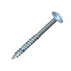 Csh Wood Screw, #10, 2-1/2 in, Zinc Plated Stainless Steel Round Head 1500 PK 0.RWCC10212Z27